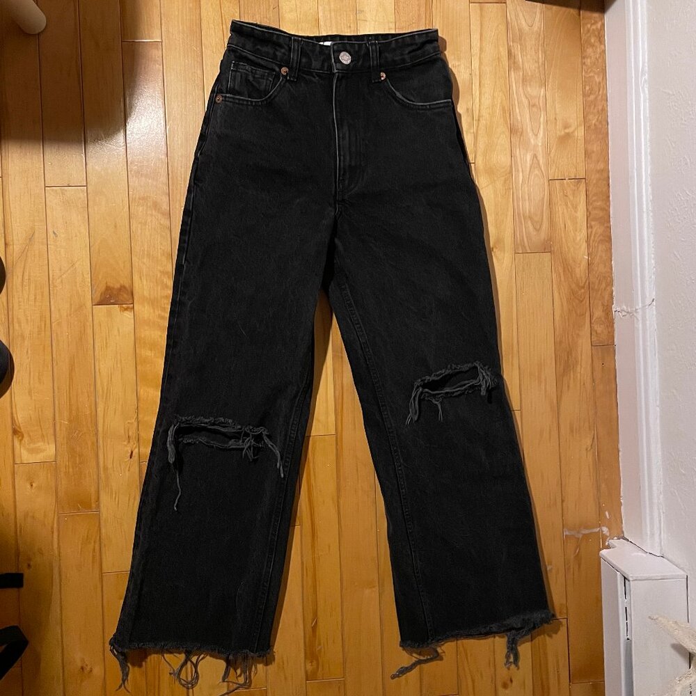 Zara Black High Rise Women Jeans